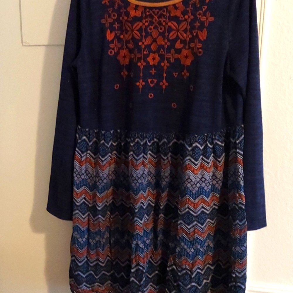 embroidered dress